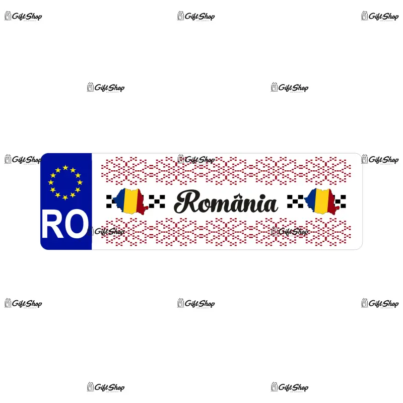 Romania model 2, indicator masina, dimensiune 500x100 mm
